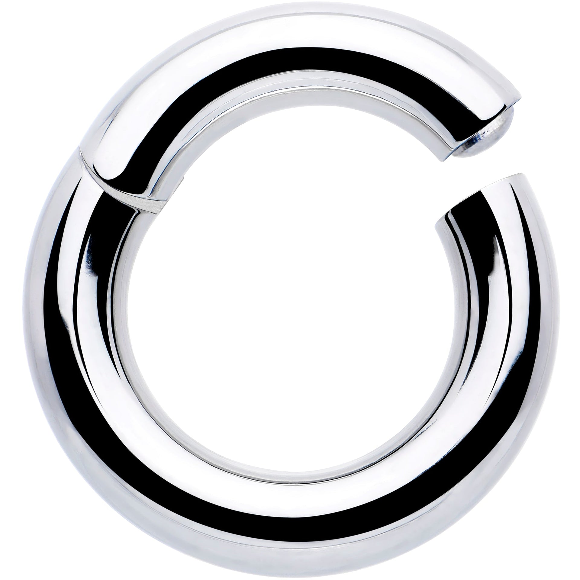 6G 1/2 316L Surgical Steel Precision Hinged Segment Hoop