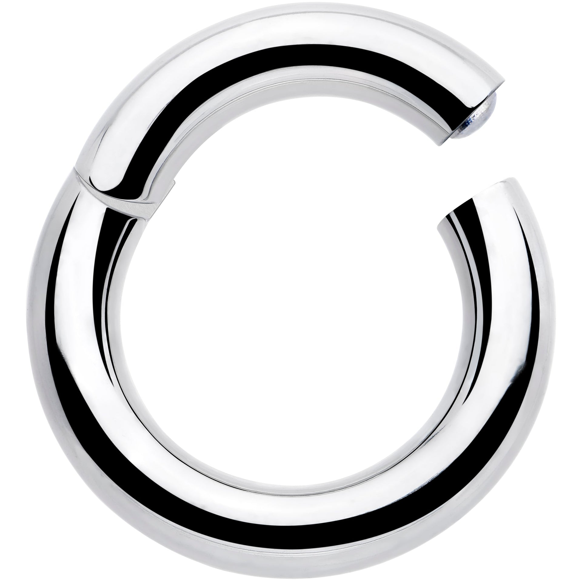 6G 9/16 316L Surgical Steel Precision Hinged Segment Hoop
