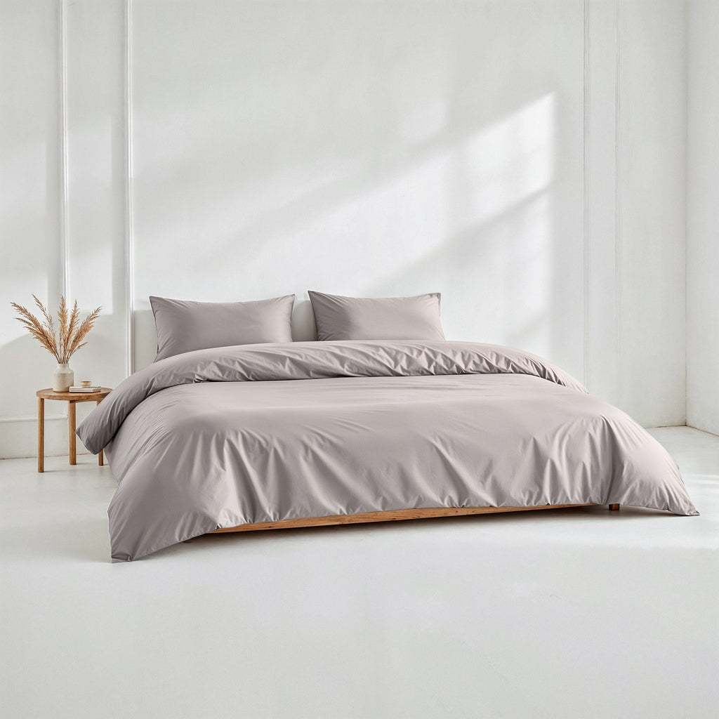 Australian Cotton Sateen Duvet Cover in Stripe and Solid - Image 32