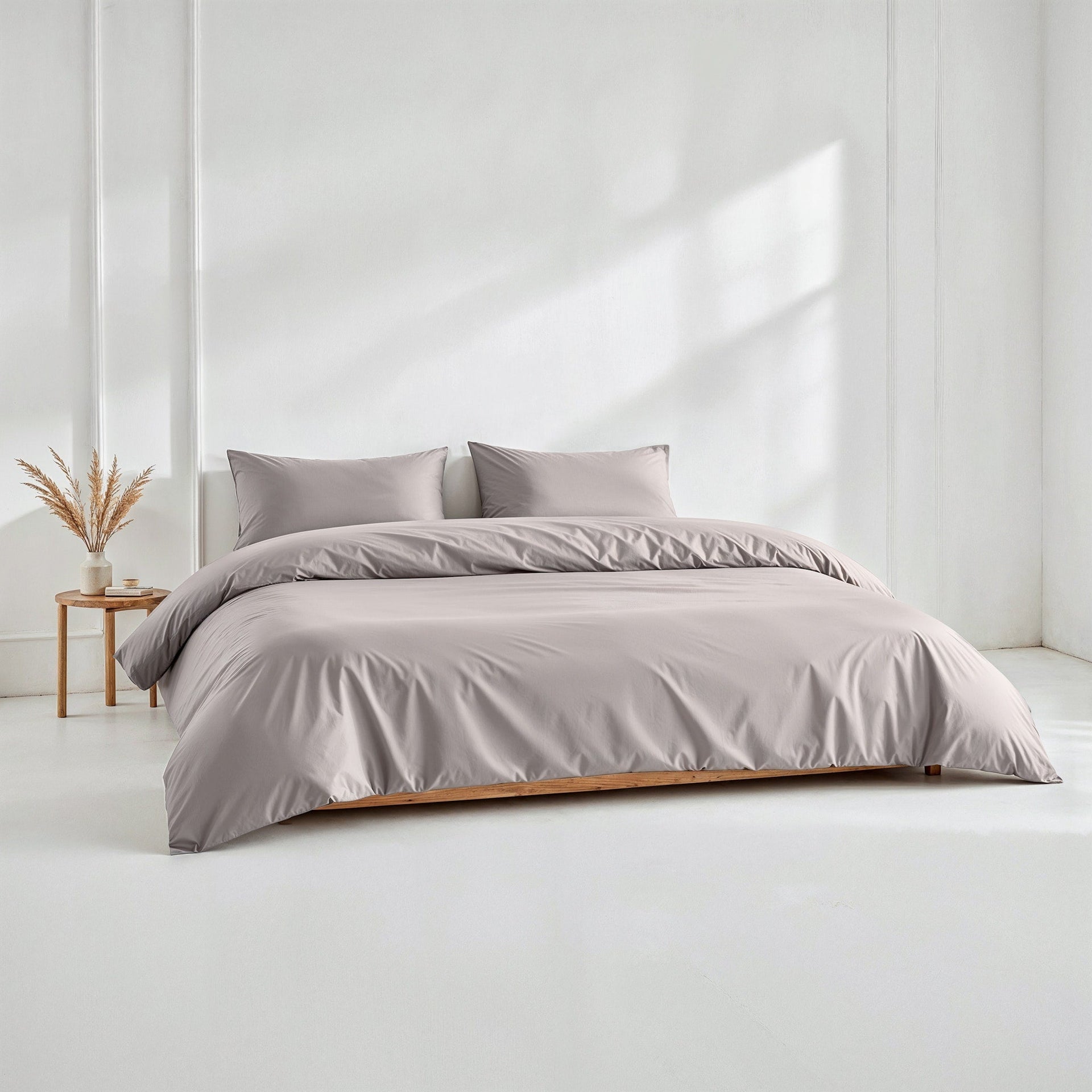 Australian Cotton Sateen Duvet Cover in Stripe and Solid - Image 32
