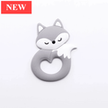 Animal Fox Silicone Teether Toy for Baby Teething