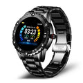 Men's Stainless Steel Smart Watch with Heart Rate & GPS Tracking