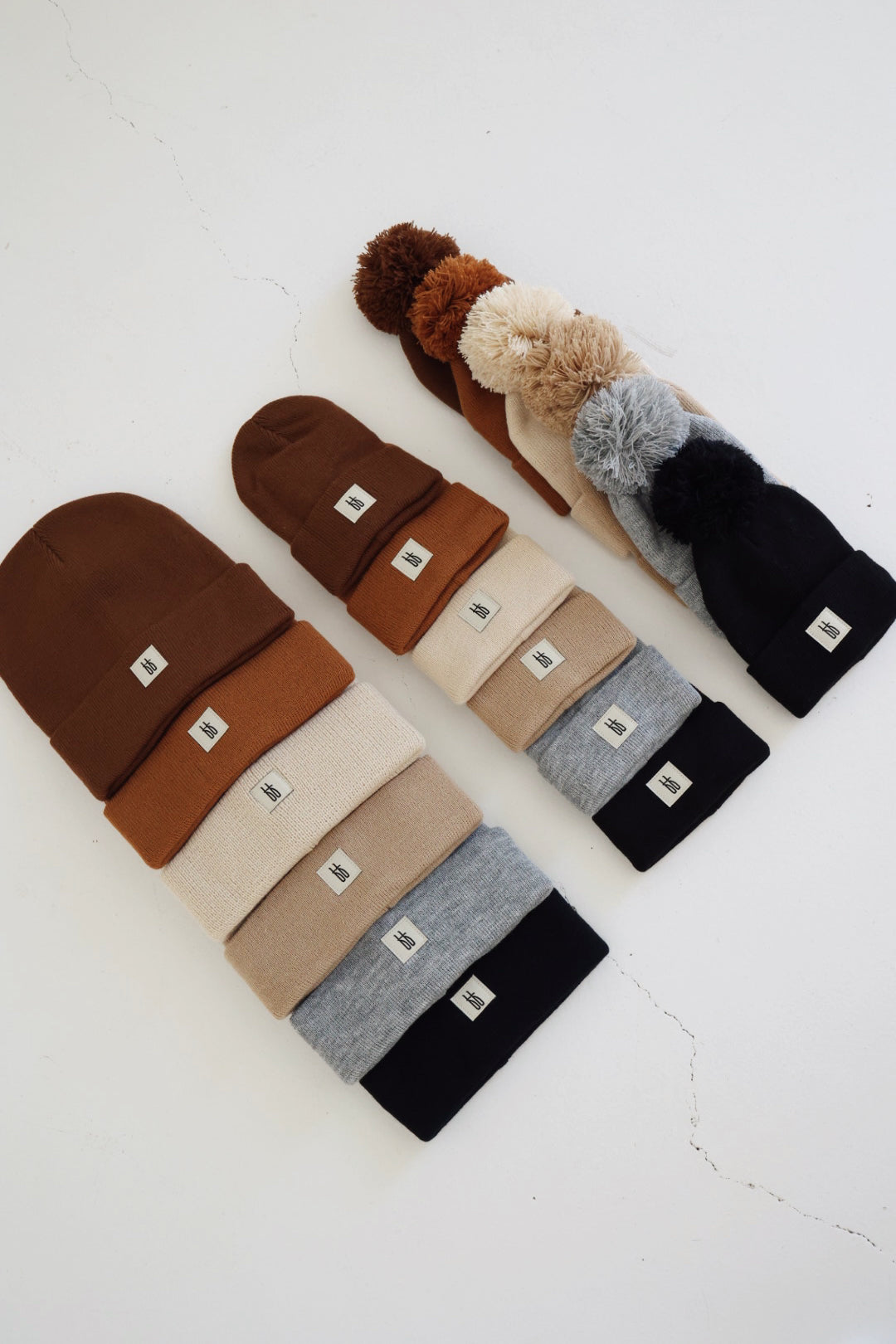 Chestnut Knit Beanie for Kids - Minimalist Unisex Winter Hat