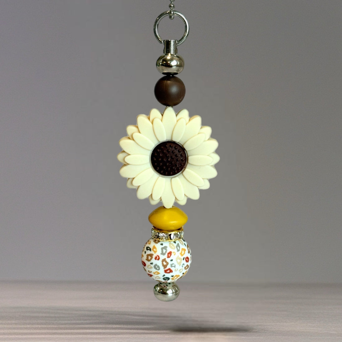 Cream Mum Bar Charm - Tumbler Handle Charm