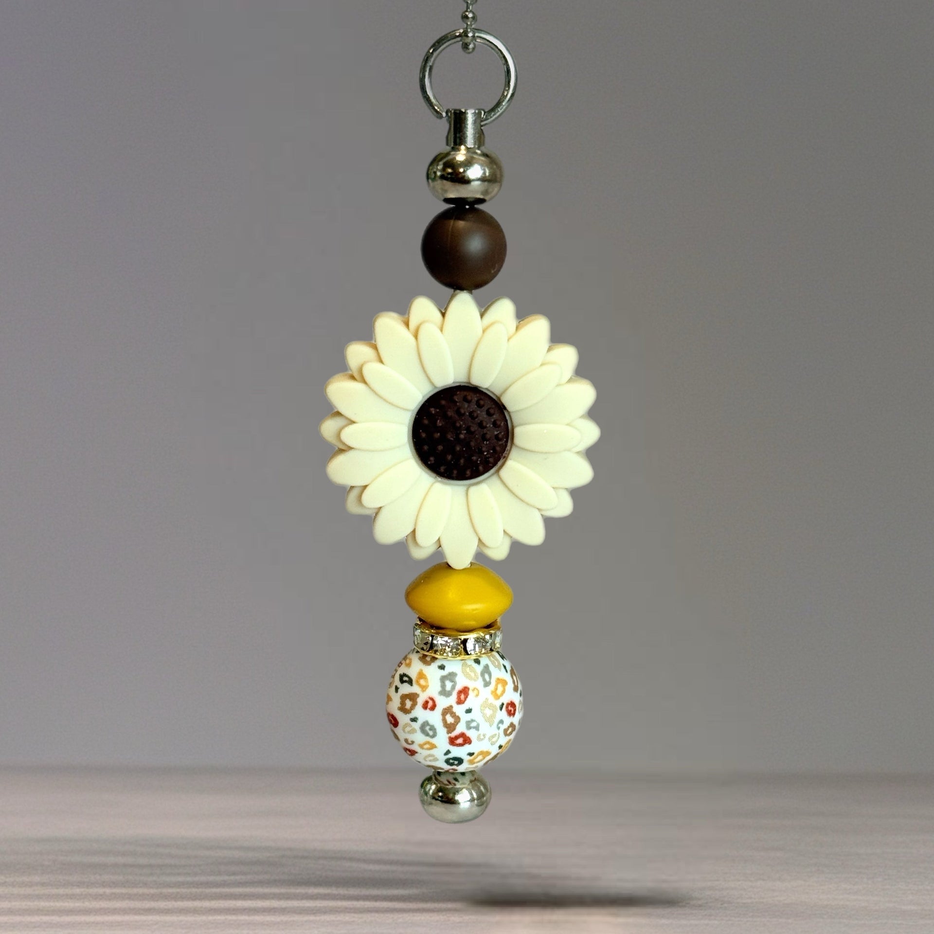 Cream Mum Bar Charm - Tumbler Handle Charm