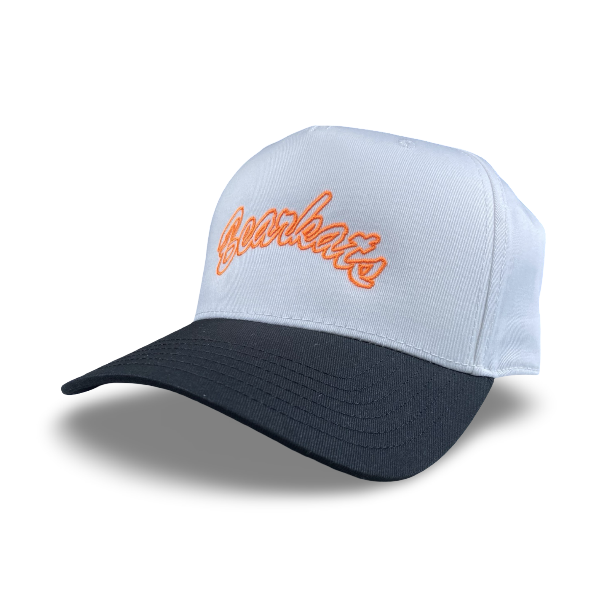 Bearkats Arch Trucker Hat - White Mesh Crown with Navy Bill