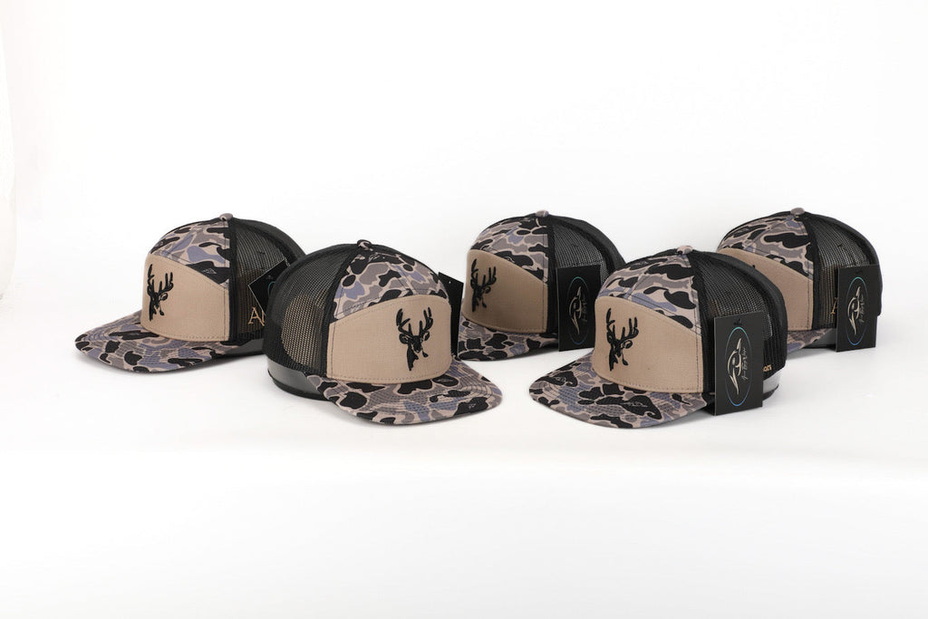 Youth 7 Panel Hardwoods-II Snapback Hat with 3D Puff Buck