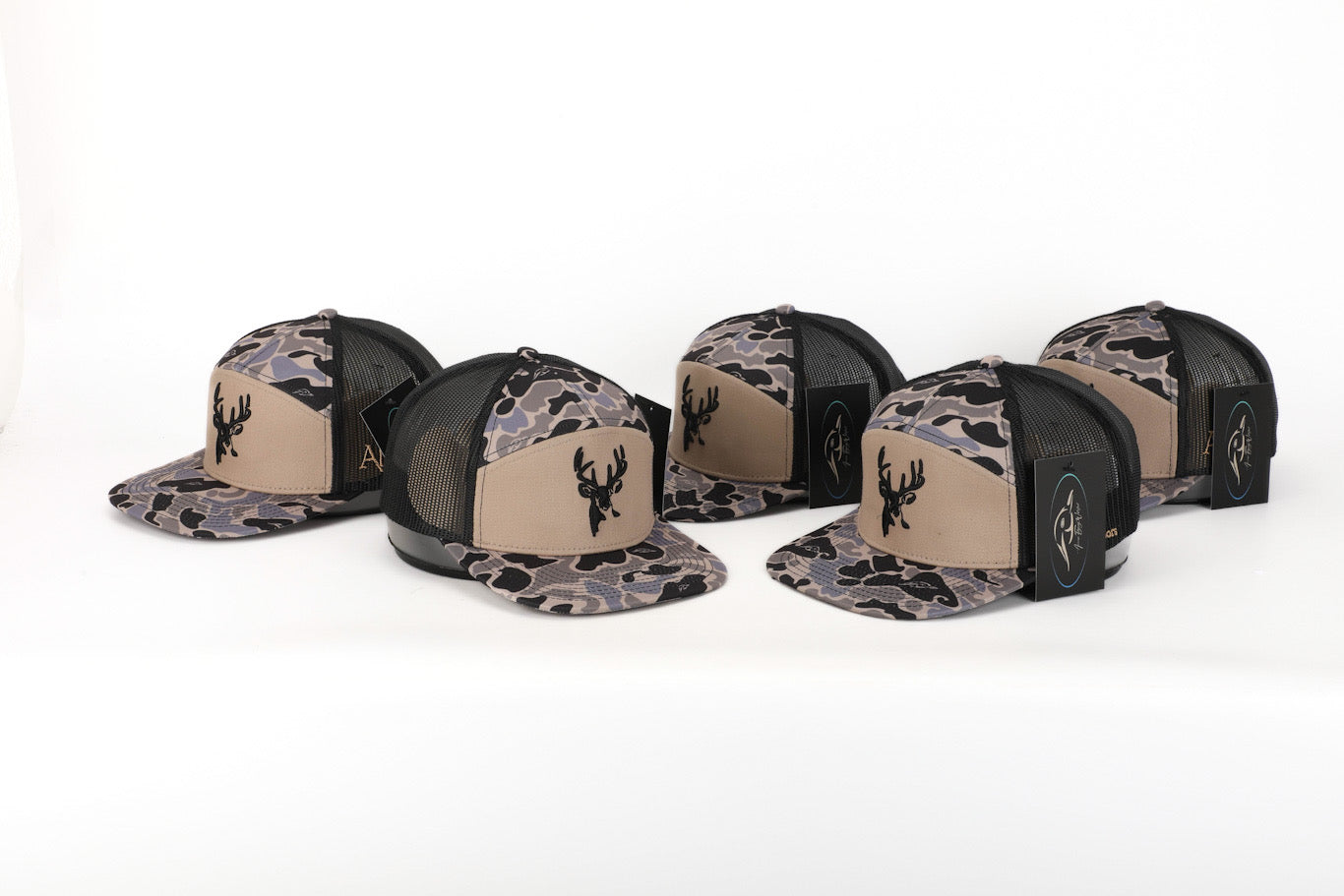 Youth 7 Panel Hardwoods-II Snapback Hat with 3D Puff Buck