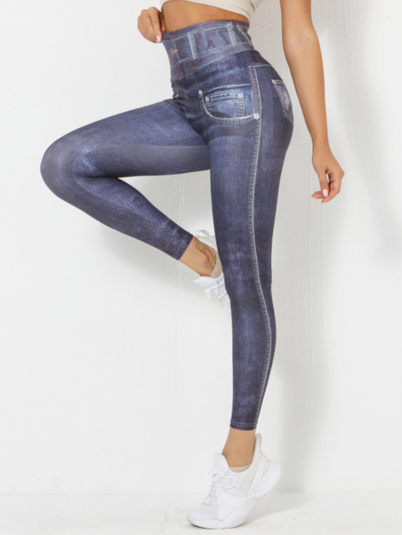Women's High-Rise Yoga Leggings Slimming Fitness Workout Pants