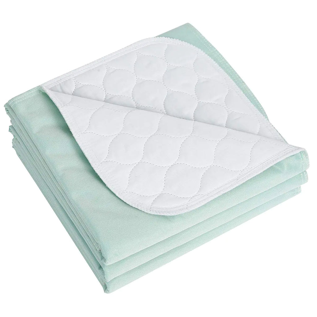 Washable Waterproof Incontinence Bed Pads - 34 x 36 Inch Reusable Underpad Sheet for Chair Sofa and Mattress Protectors Pack of 3