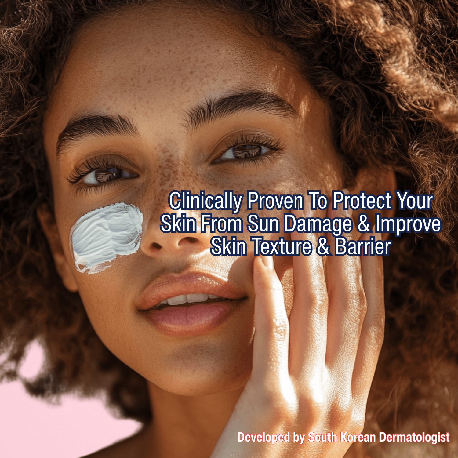 Habaek Sun Protection Face Moisturizer SPF50 with Peptides