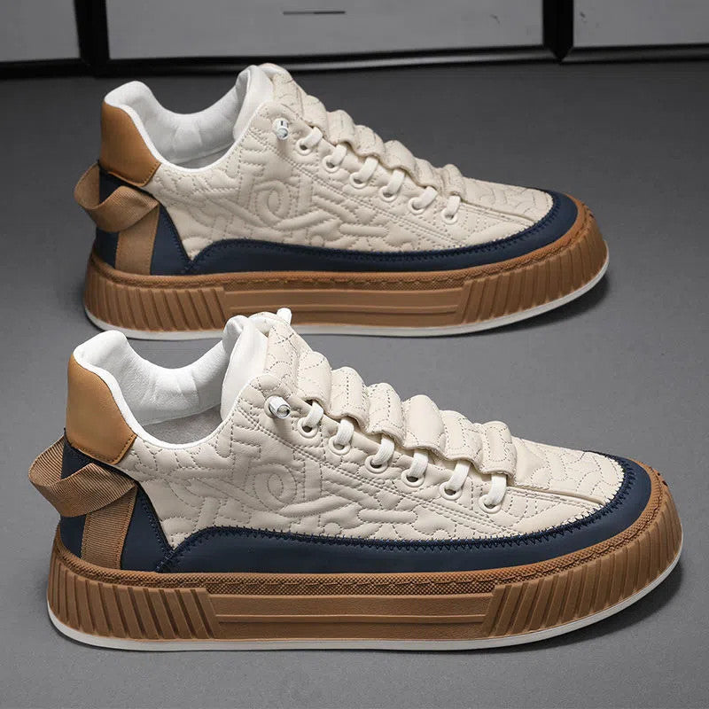 Men's Casual Thick-Soled Sports Sneakers - Comfortable Streetwear