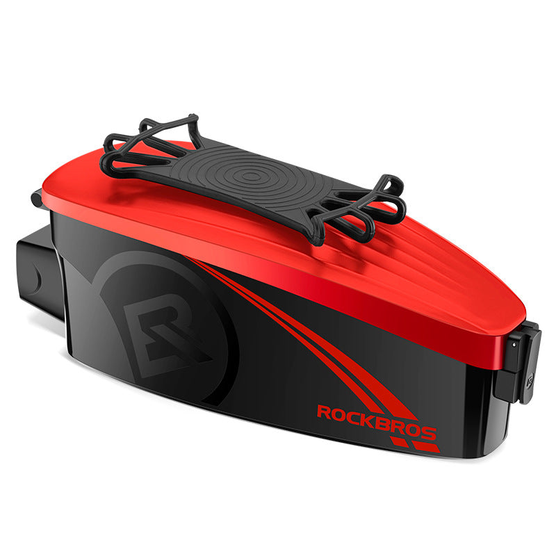 Touchscreen Bike Frame Bag with Rain Cover - Fits Up to 6.8 Inch