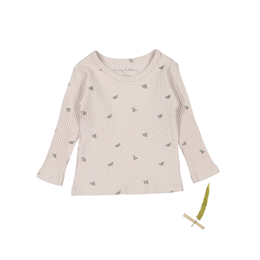 The Printed Long Sleeve Tee - Bee