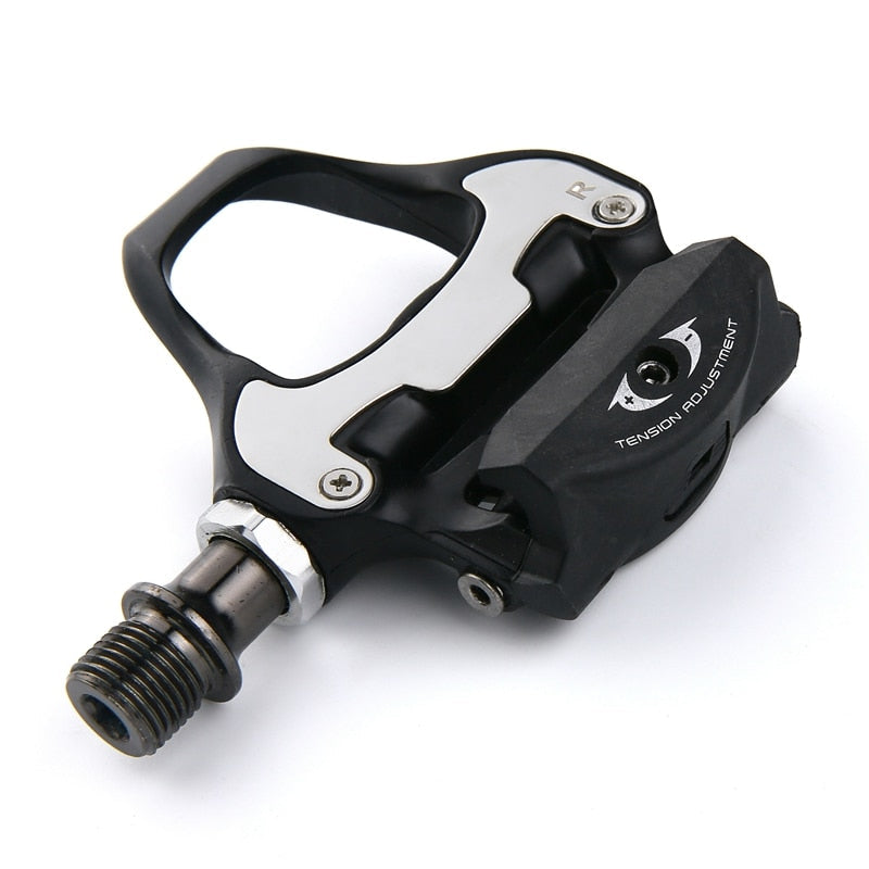 Ultralight Carbon Fiber Road Bike Pedals with Cleats Set
