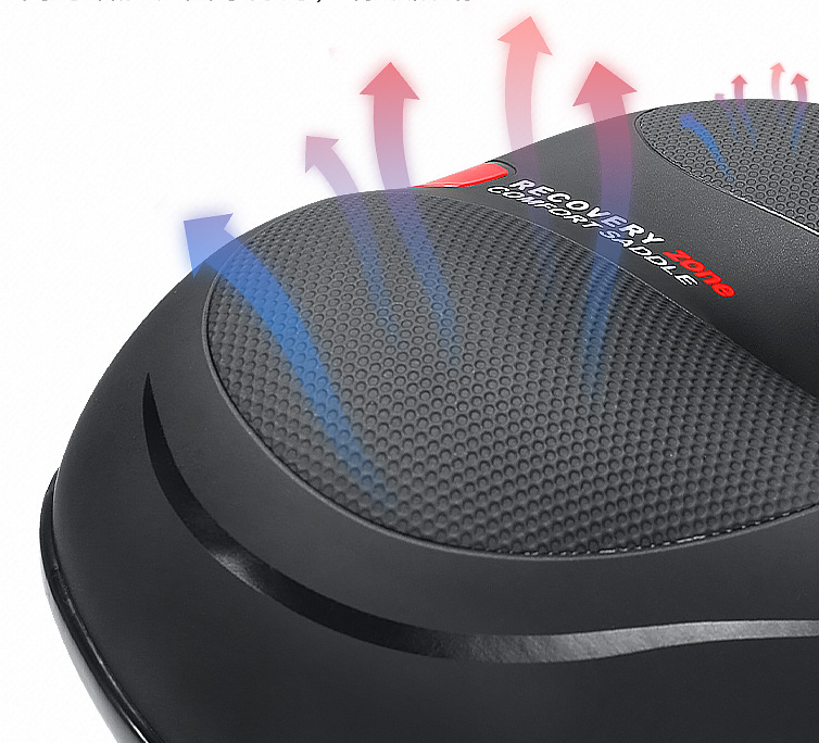 Unisex Memory Foam Bike Seat Cushion with Dual Shock Absorbing Balls