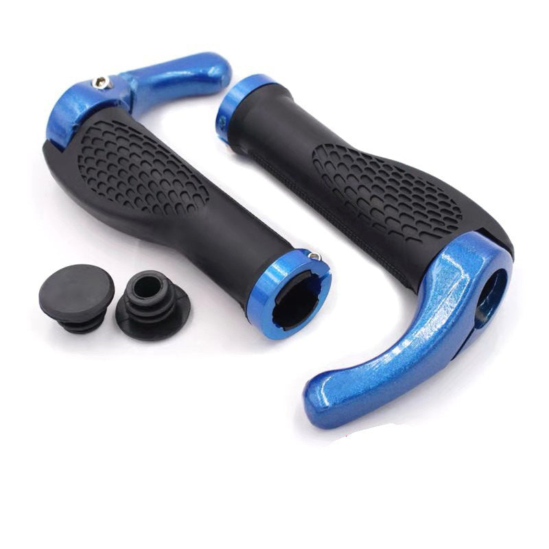 Anti-Slip Mountain Bike Handlebar Grips with Aluminum Alloy Locks