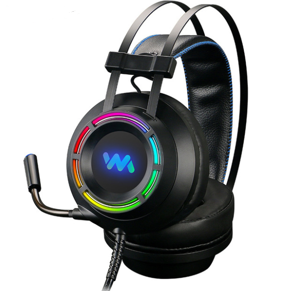 Professional Gaming Headset with 7.1 Surround Sound & RGB Lighting