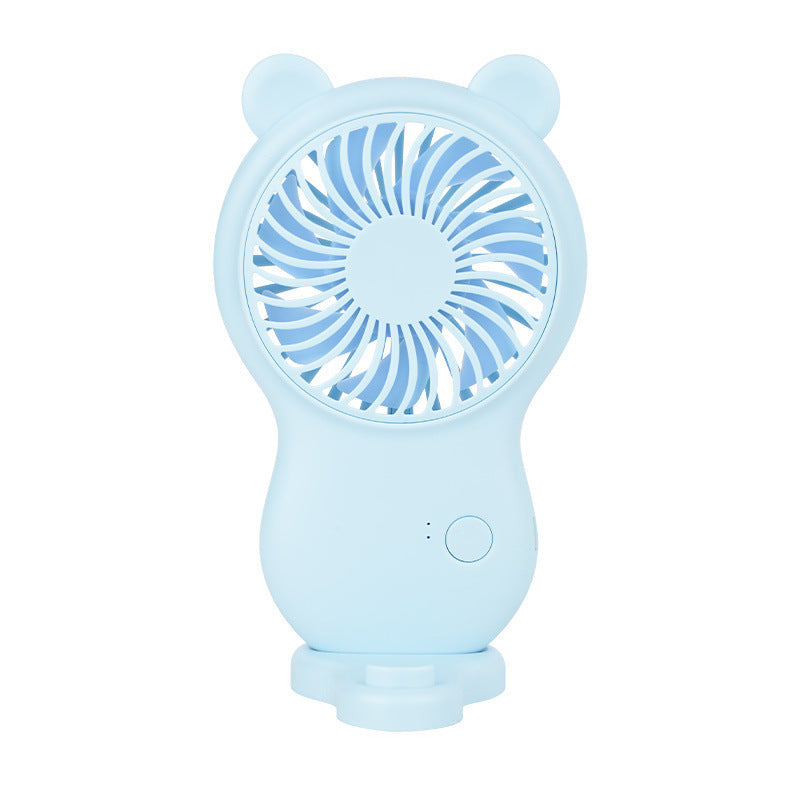 Portable Handheld Pocket Mini Fan with Adjustable Speed and Stand