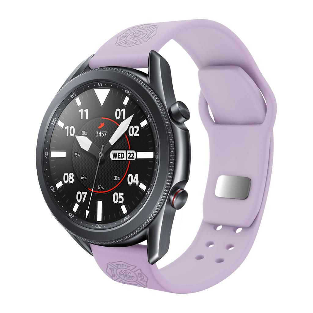 Firefighter First Responder  Watchband for Samsung, Garmin, Fossil, and More for Samsung, Garmin, Fossil, and More