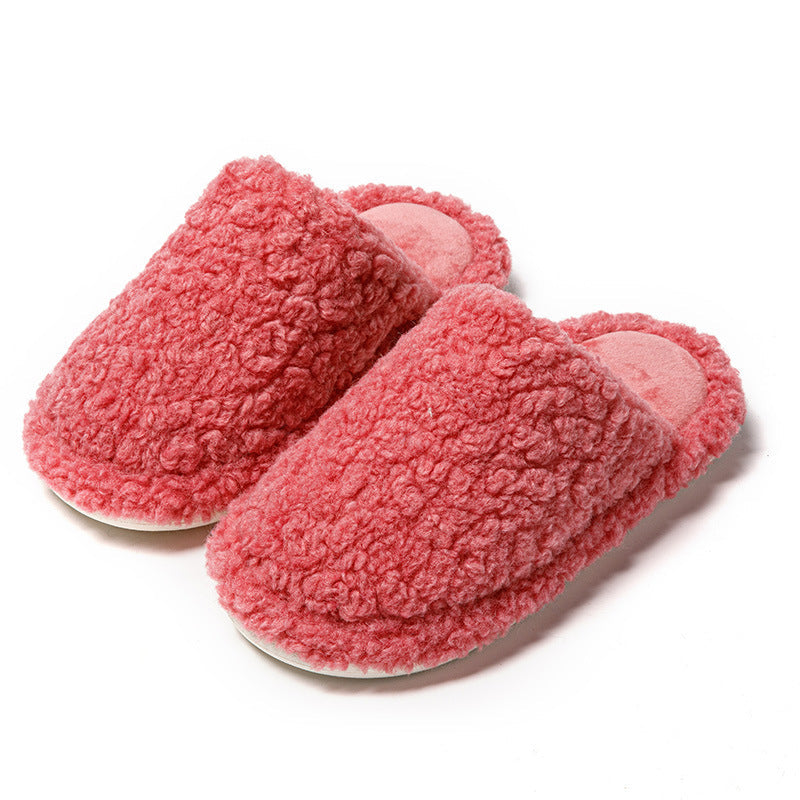 Unisex Memory Foam Plush Slippers with Non-Slip Sole for Home