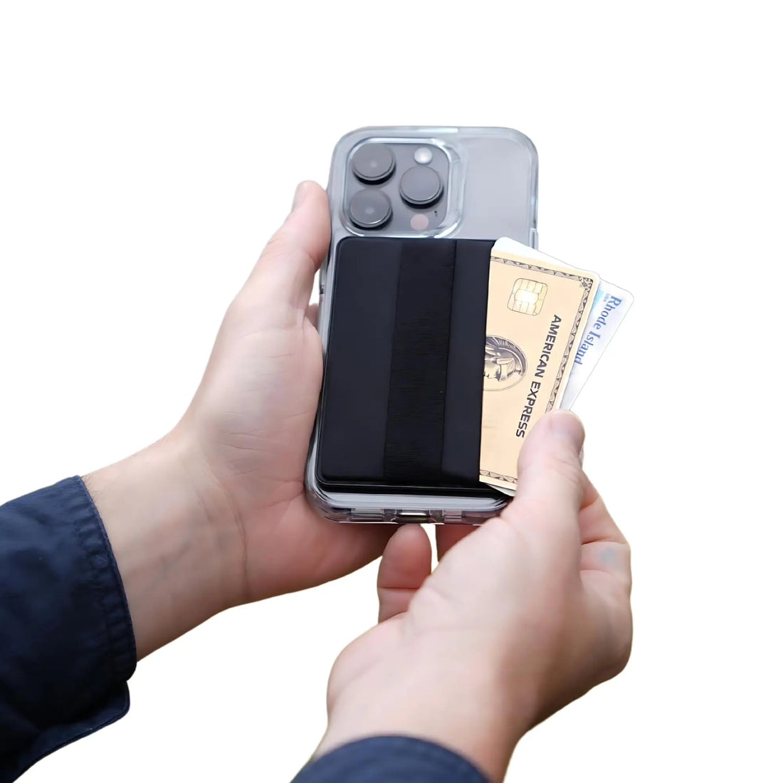 Magnetic Wallet with Phone Grip – Thin Magnetic Phone Wallet for iPhone