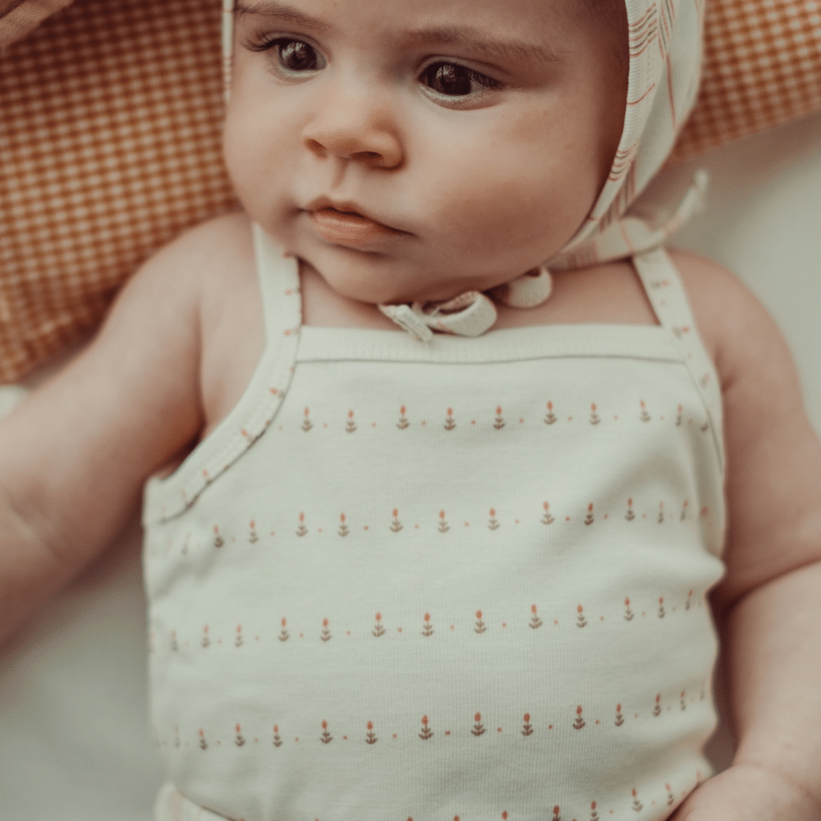 The Printed Bonnet - Mini Tulip