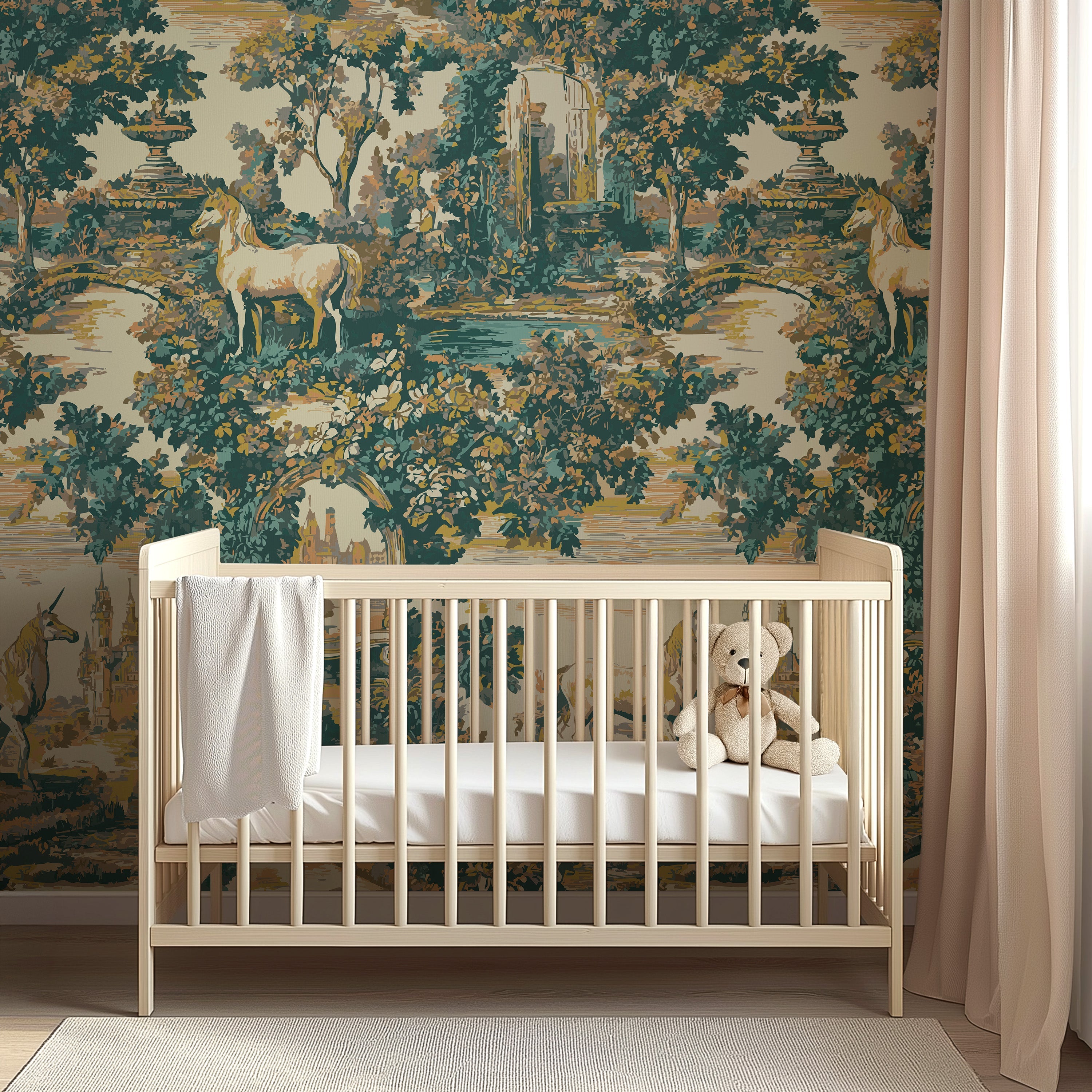 Attlyn Wallpaper by Hosta Pasta Patterns