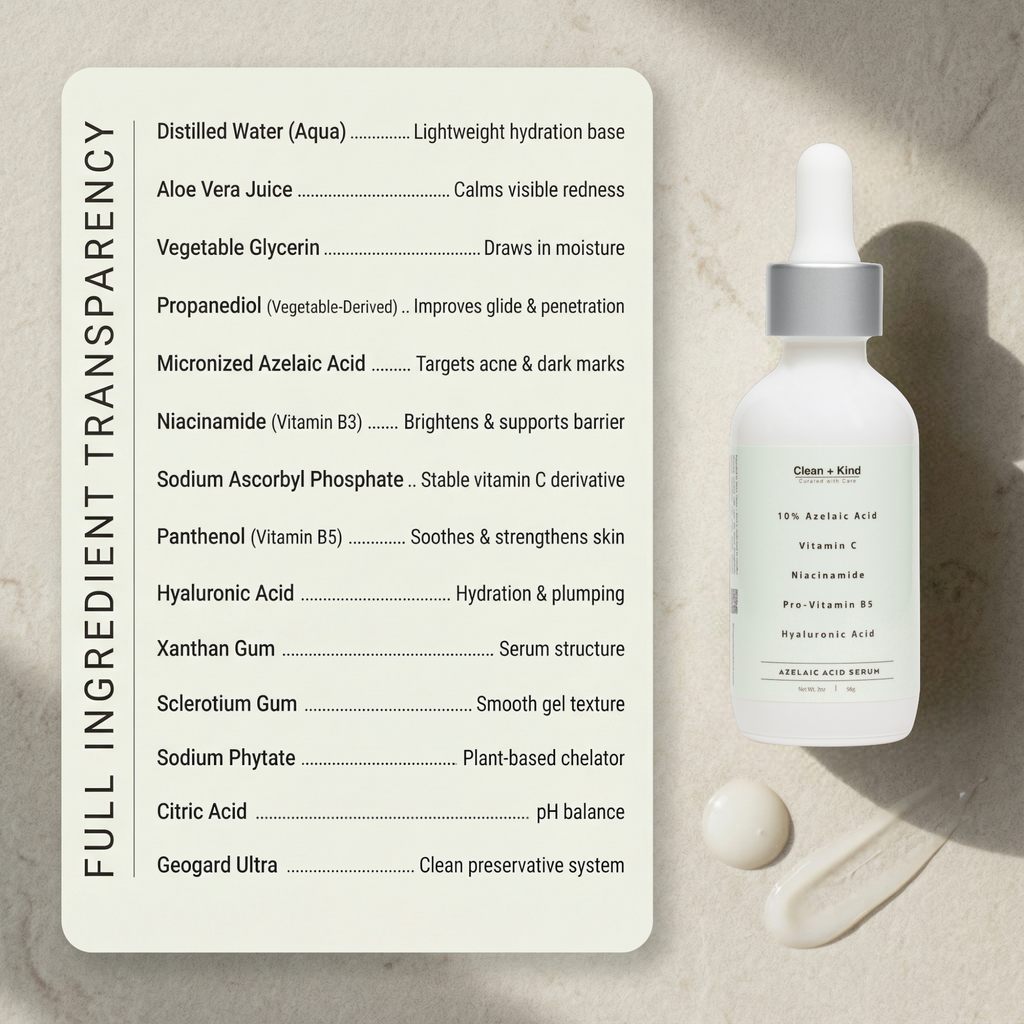 10% Azelaic Acid Face Serum for Brightening and Even Skin Tone - Image 7