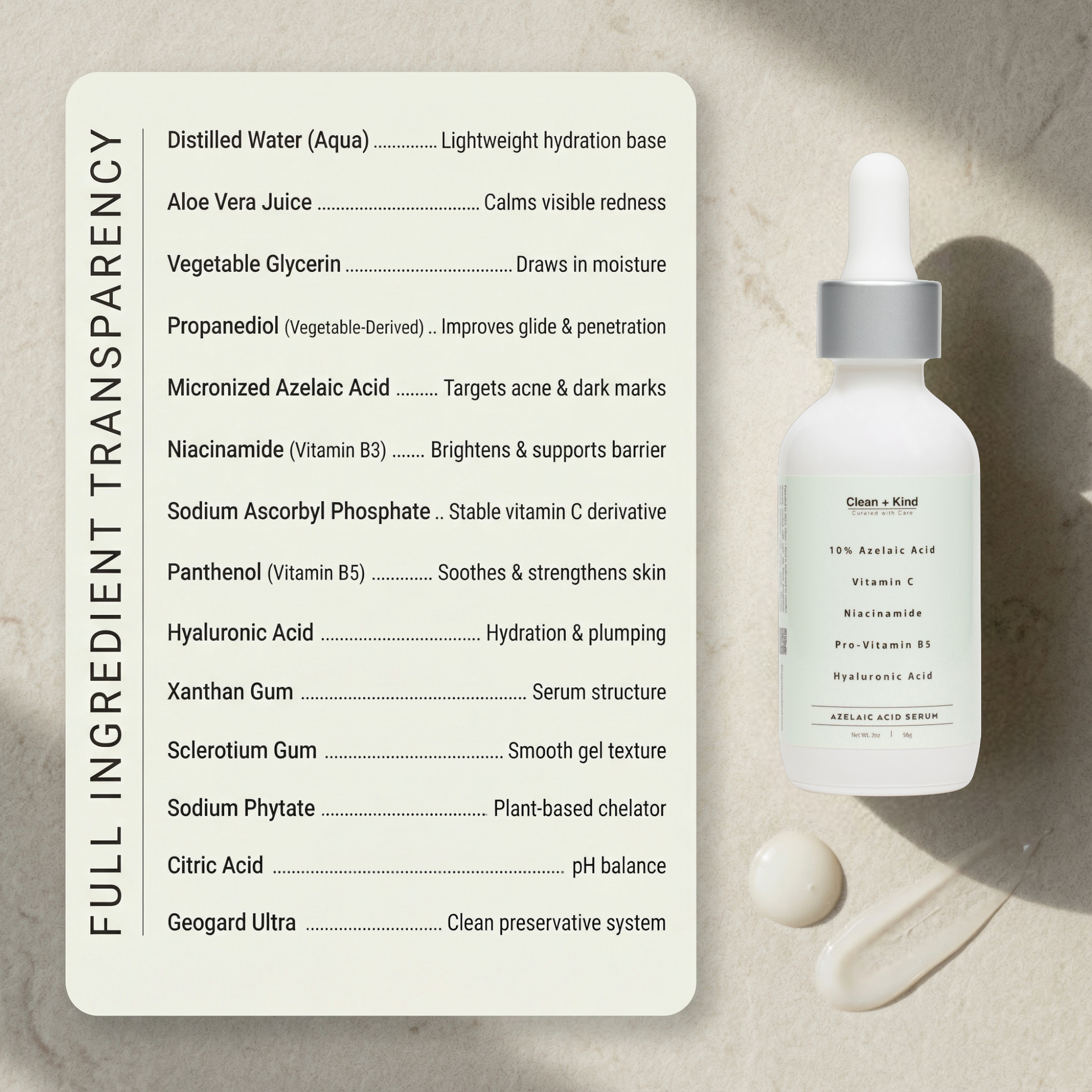 10% Azelaic Acid Face Serum for Brightening and Even Skin Tone - Image 7