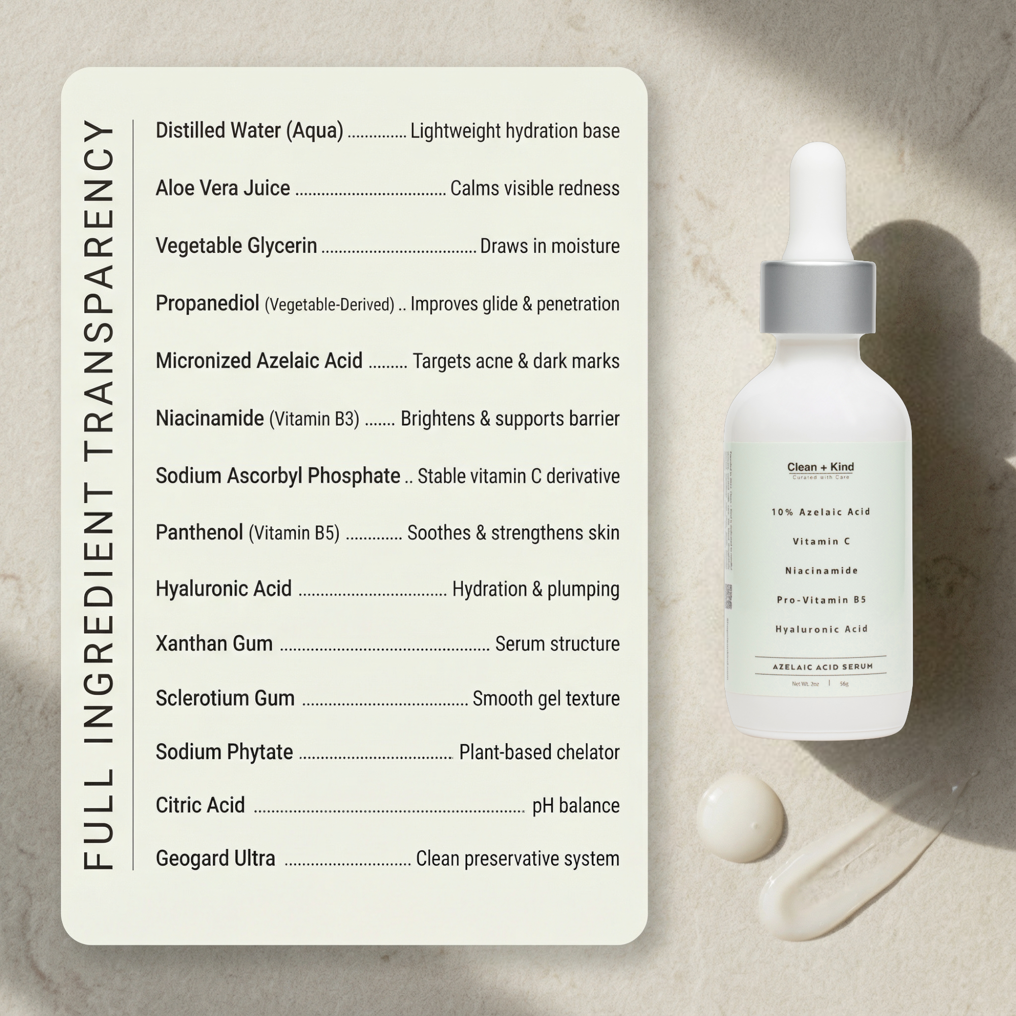 10% Azelaic Acid Face Serum for Brightening and Even Skin Tone - Image 7