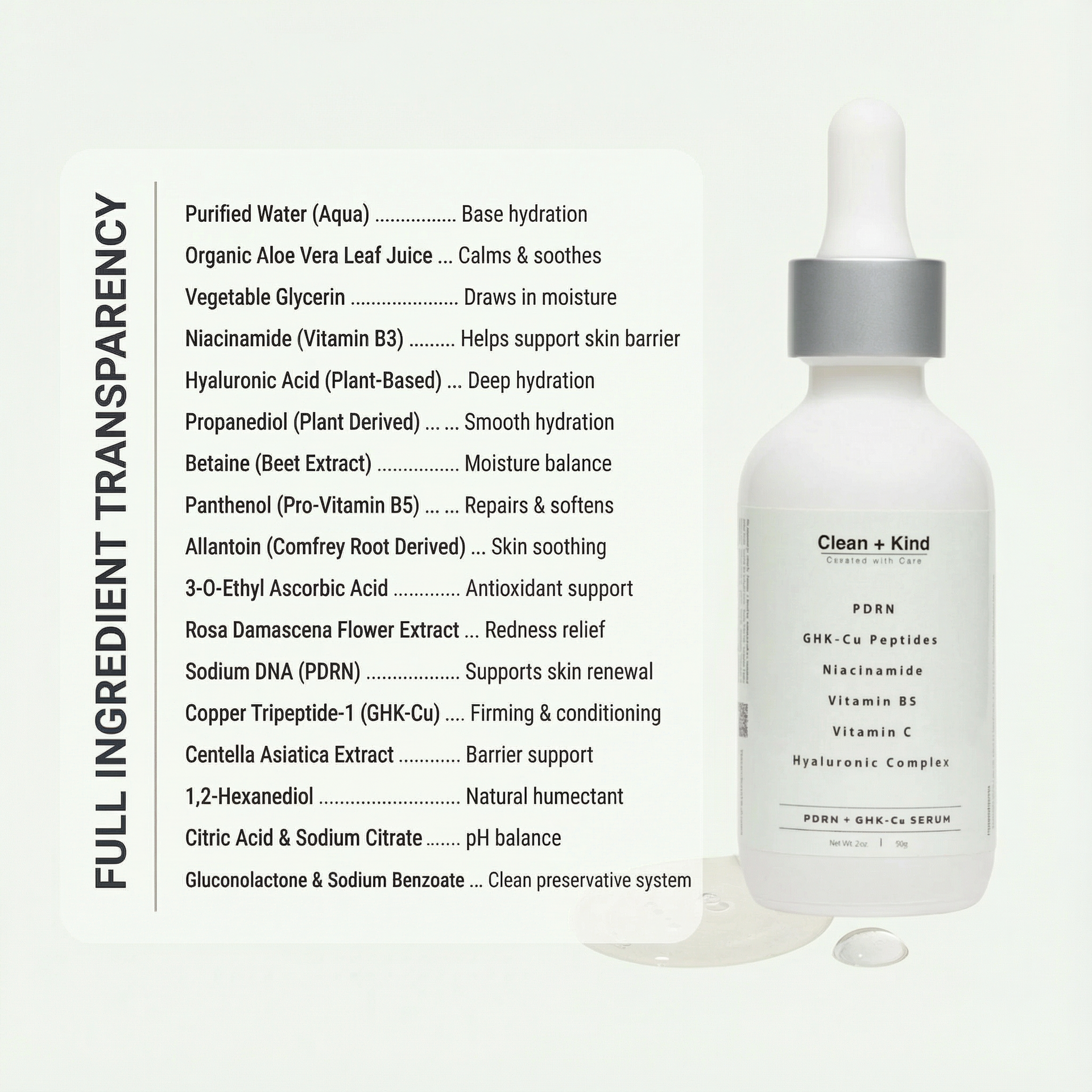 PDRN GHK-Cu Peptide Facial Serum for Firming and Skin Repair - Image 8