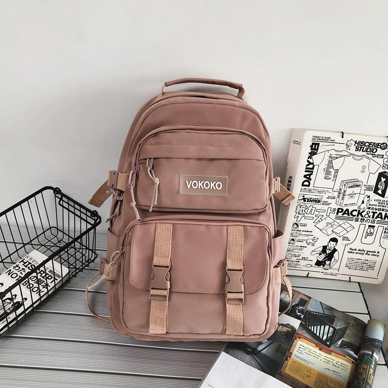 Canvas Utility Backpack for Travel and School