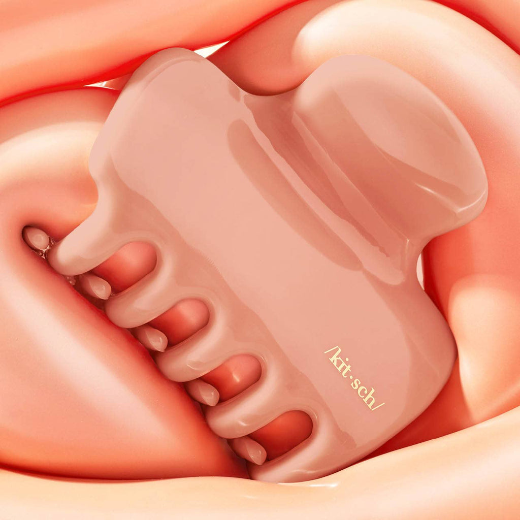 Recycled Plastic Puffy Cloud Clip - Rosewood