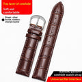 Double-sided Genuine Leather Watch Strap Made From Top-layer Calfskin