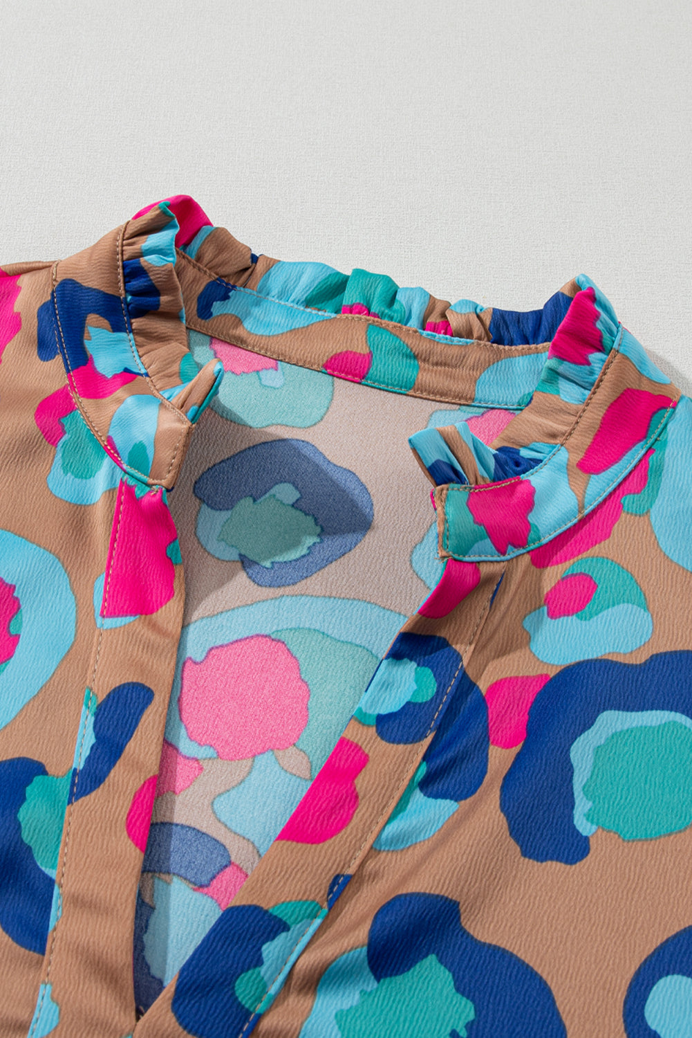 Emerie Sleeve Slit Ruffled Dress