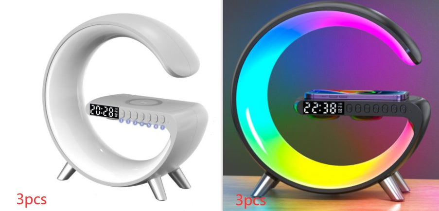 G-Shaped LED Intelligent Lamp with Wireless Charger & Bluetooth Speaker