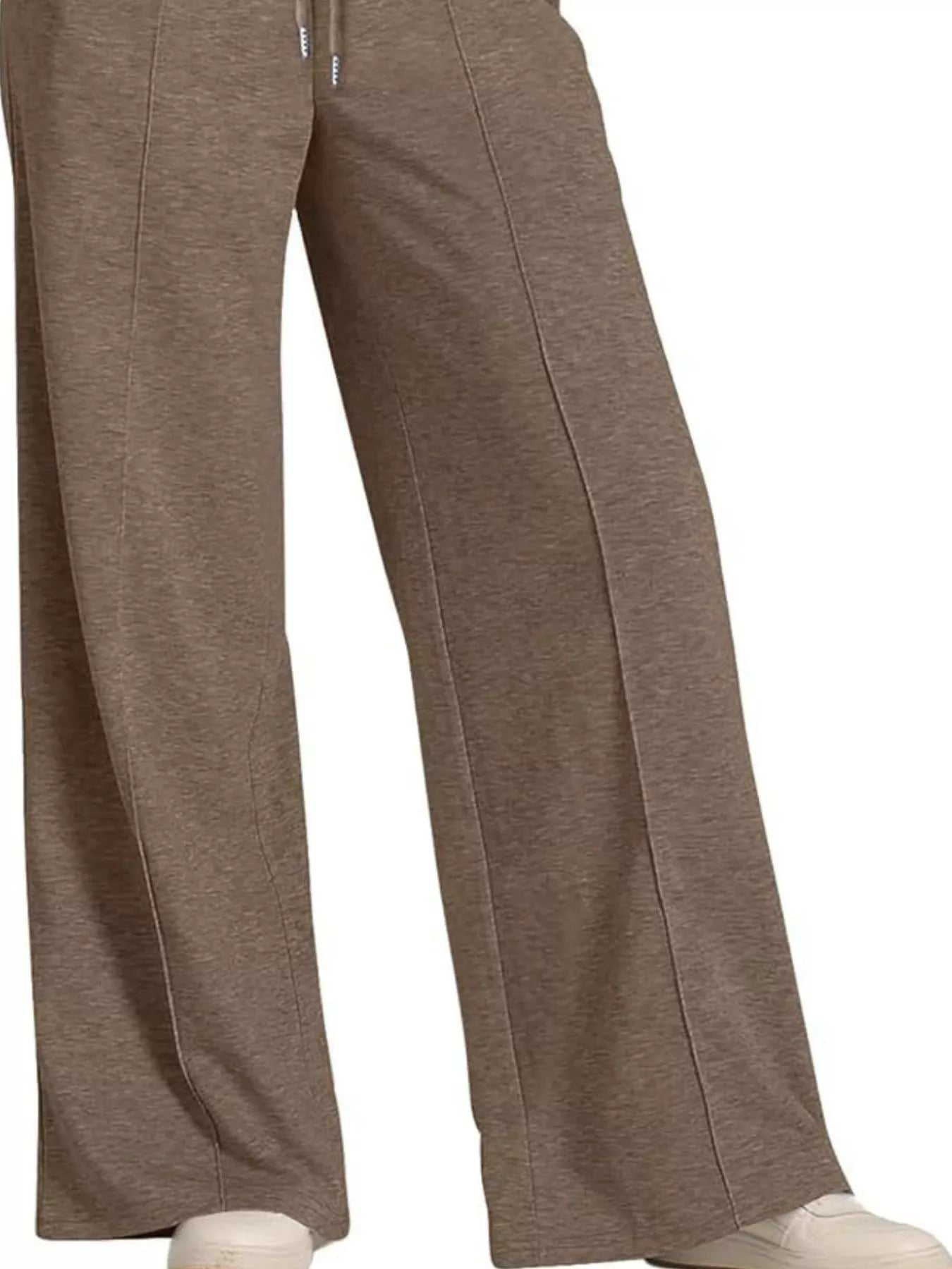 Women's Wide Leg Drawstring Lounge Pants with Pockets