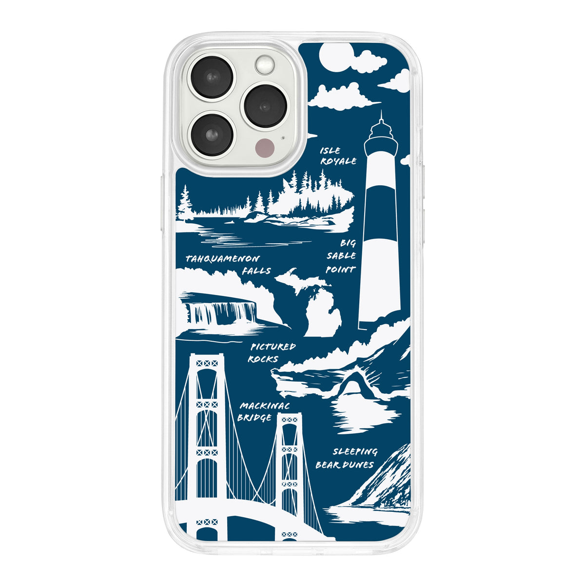 Michigan HD Apple iPhone 16 Mag-Safe Phone Case