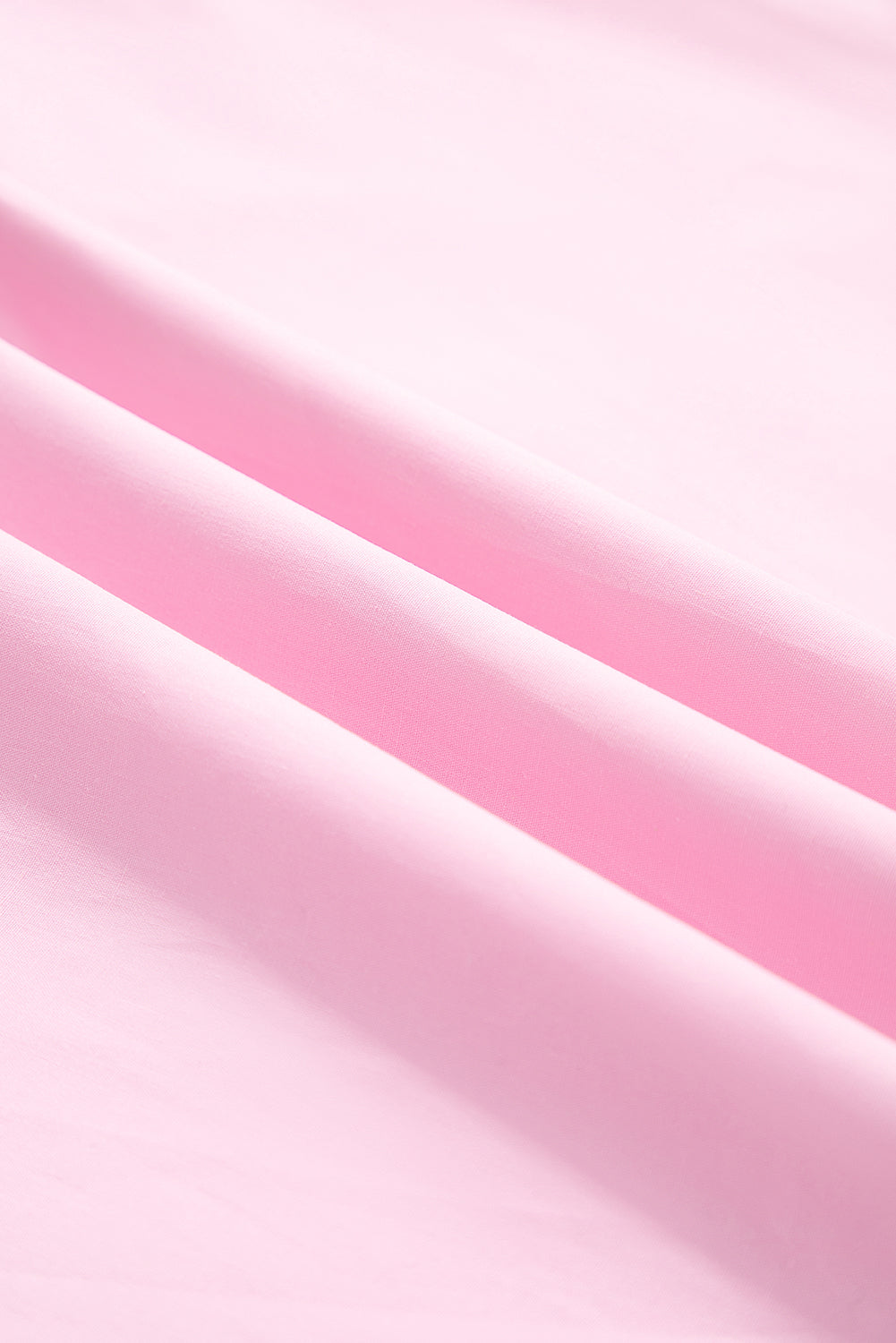 Contrast Stripe V-Neck Collision Short Puff Blouse