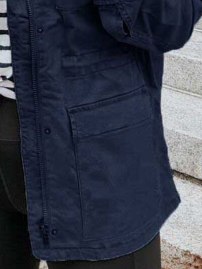 Women's Utility Zip-Up Jacket Lightweight Cotton Everyday Outerwear