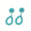 Fashionable Western-style Turquoise Jewelry Set