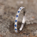 European And American Geometric Round Ring Womens Minimalist Style