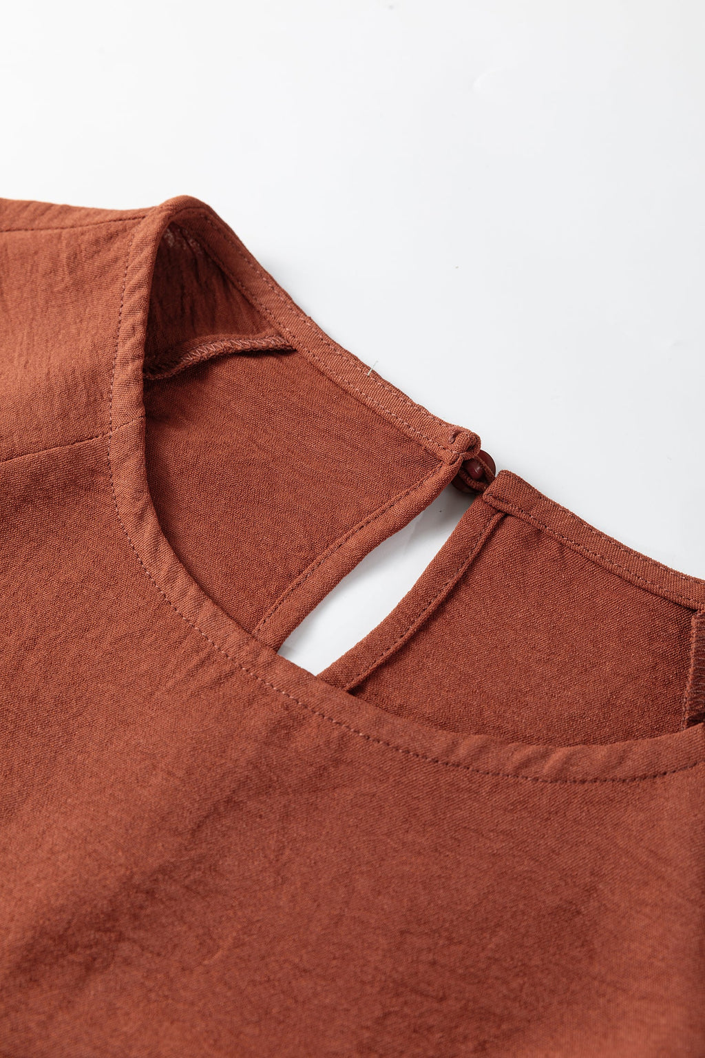 Clay Leopard Print Loose Bracelet Sleeve Top | Bohemian Casual