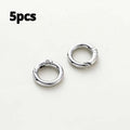 Zinc Alloy Spring Coil Open Ring Keychain