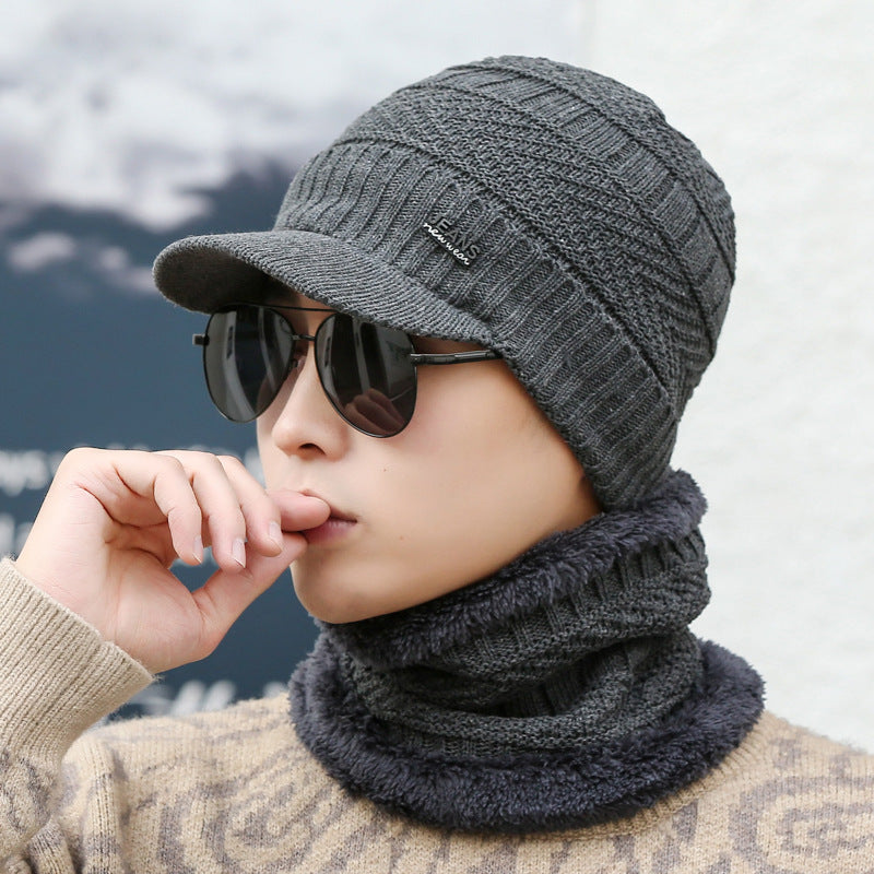 Fleece-Lined Thickened Winter Knit Beanie – Warm Dome Cap