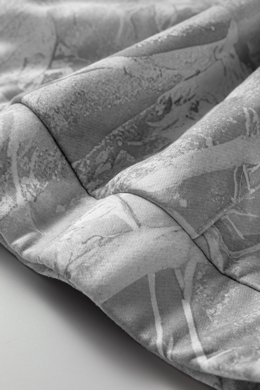 Light Pink Camo Woodland Oversized Sporty Hoodie