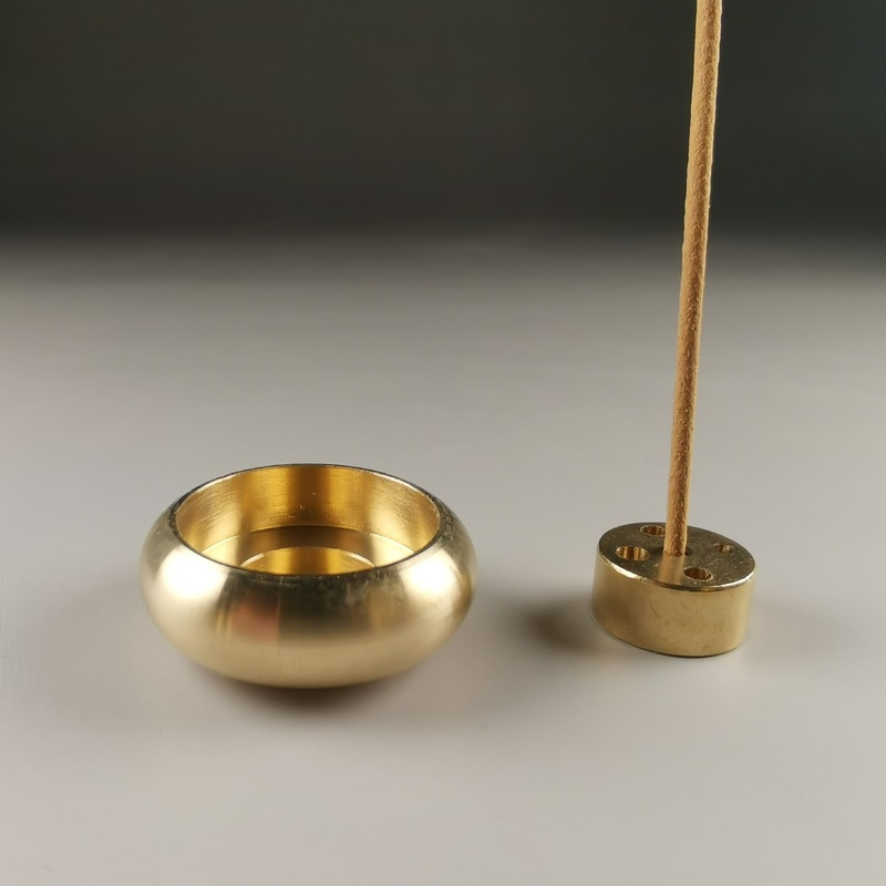Pure Copper 5-hole Thumb Copper Incense Stick Pure Copper Releasable Wire Incense Burner