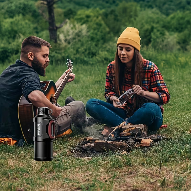135-Ounce Stainless Steel Insulated Water Bottle with Handle