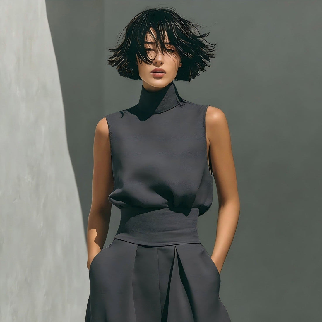 Women's Cotton Linen Two-Piece Set